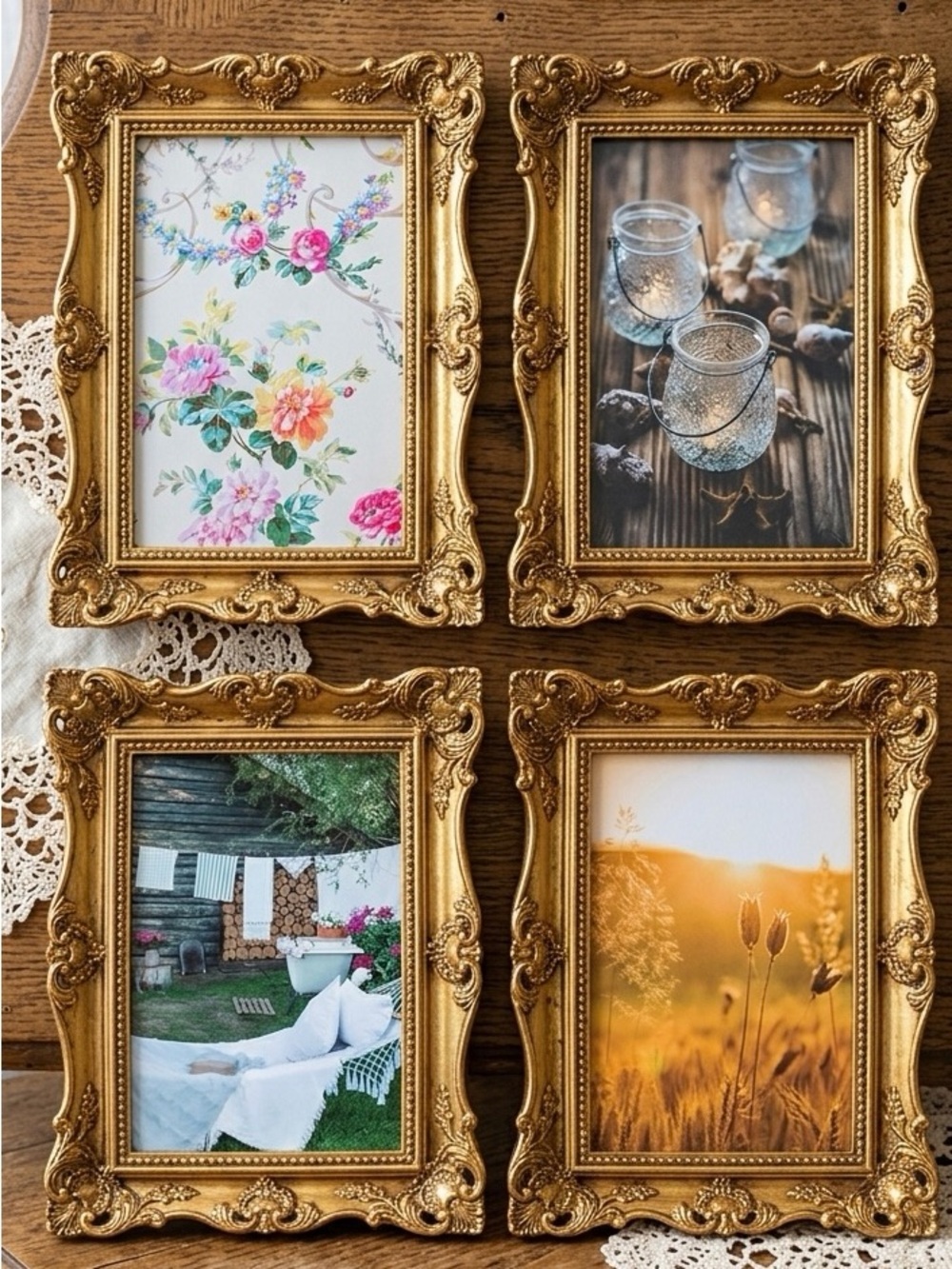 🍄 Vintage Cottagecore Wall Collage Kit | 60 4x6" Aesthetic Poster Cards NEW